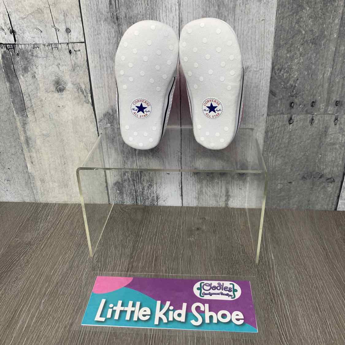 Size 3 Pink Converse Soft Sole Shoes