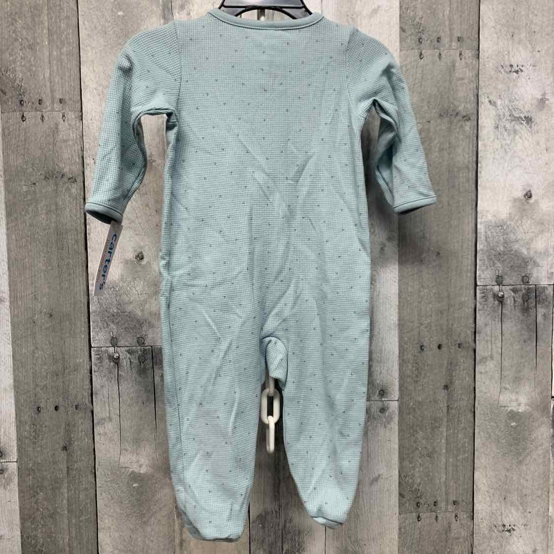 Size 6 Months Blue Just One You Footy PJs