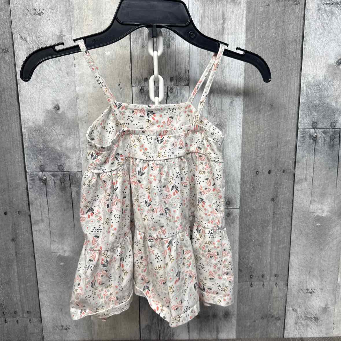 Size 4T White/Pink B Brand Tank Top