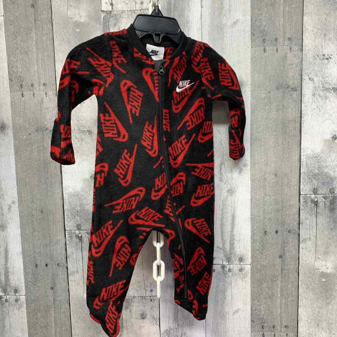 Size 3 Months Black/Red Sport Brand Footy PJs