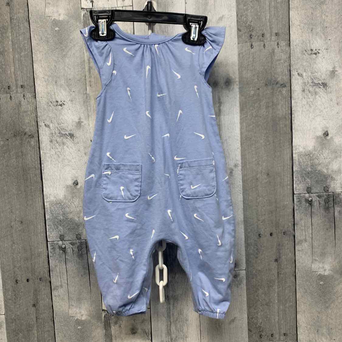 Size 6 Months Blue Print Sport Brand Romper