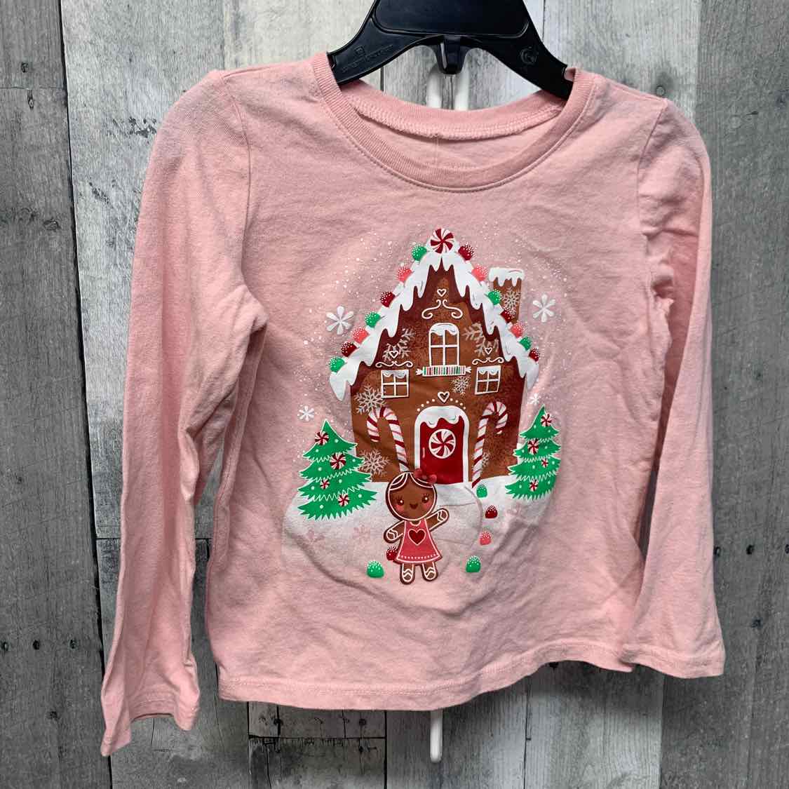 Size 3T Pink Graphic Children's Place Long Sleeve Shirt