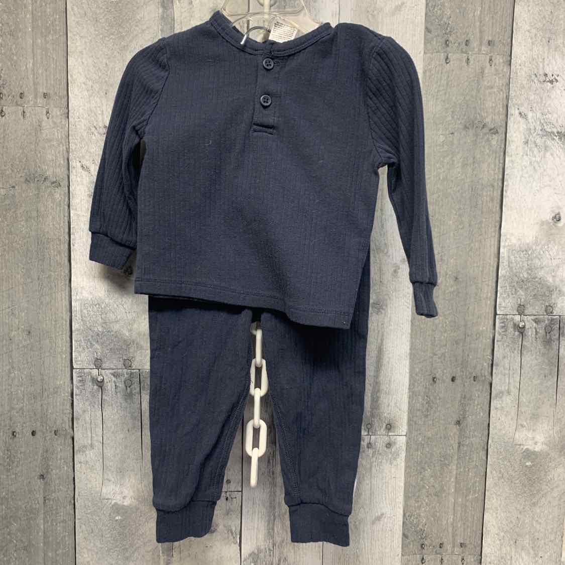 Size 12 Months Navy Gerber Shirt/Pants