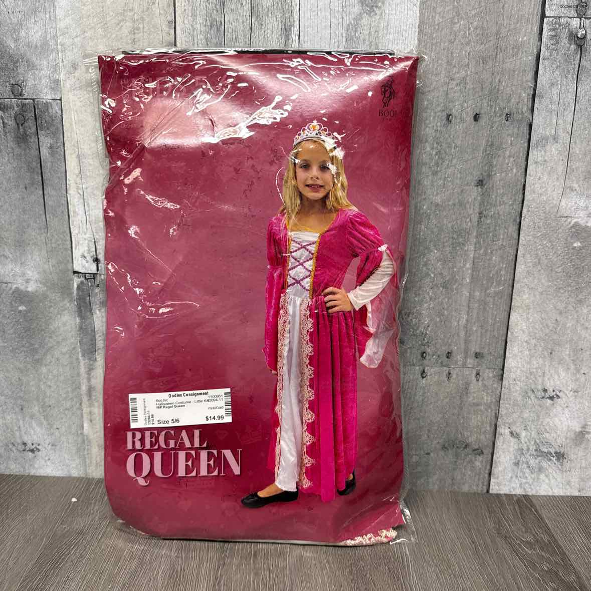 Boo Inc Pink/Gold Size 5/6 Halloween Costume - Little Kid