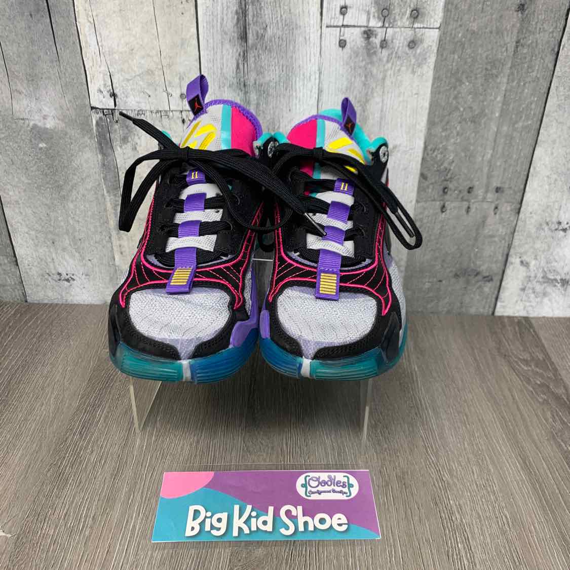 Size 5.5 Gray/Purple Sport Brand Sneakers