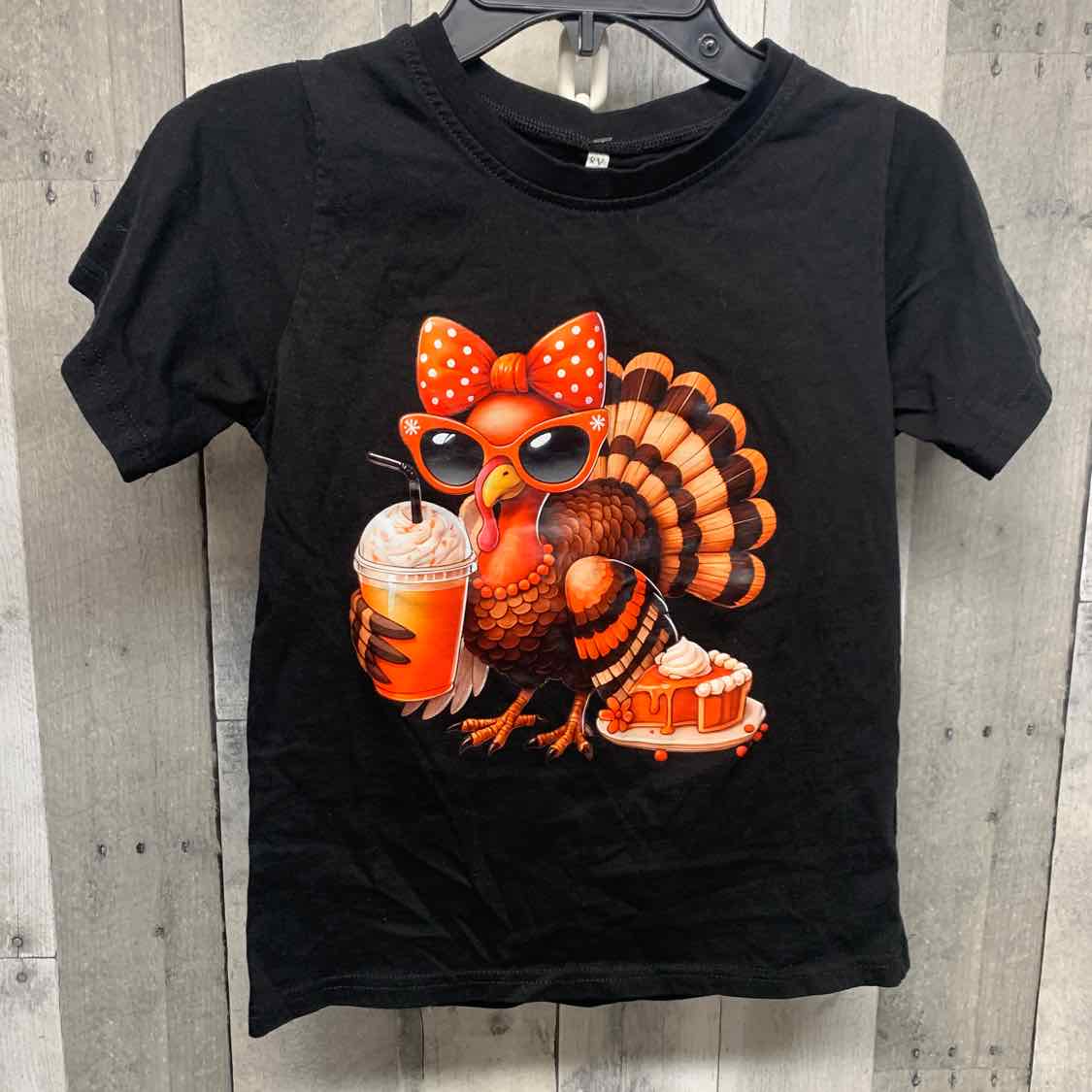 Size 8 Black Graphic B Brand T Shirt