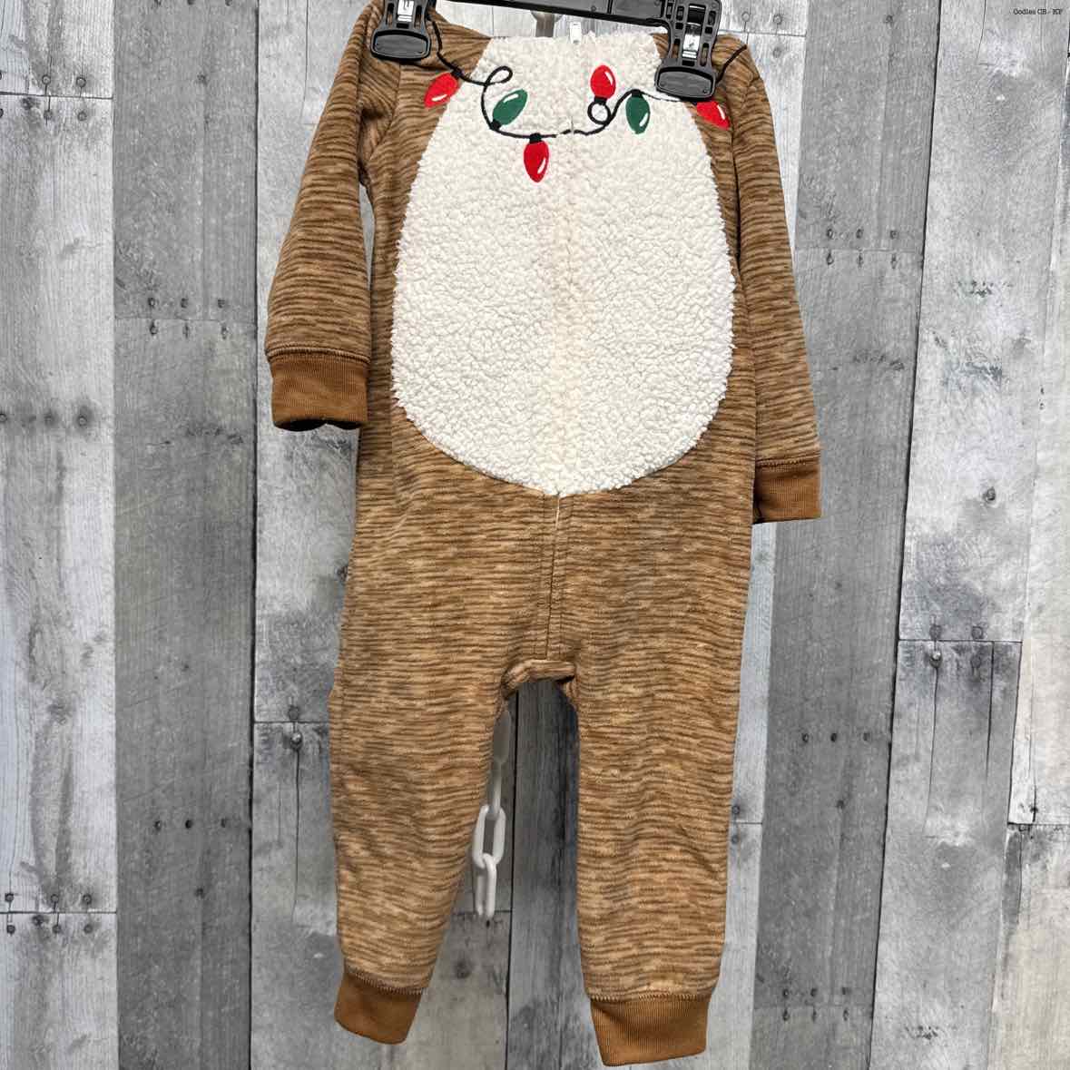 Size 12 Months Brown/White Just One You Light Jacket
