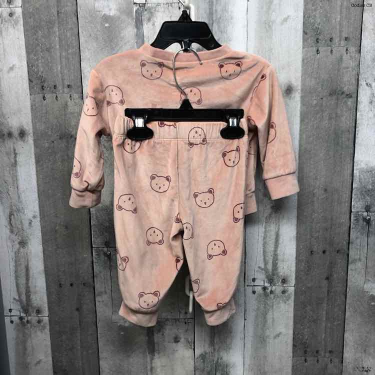 Size 9 Months Pink Print Carter's Sweats - 2pc