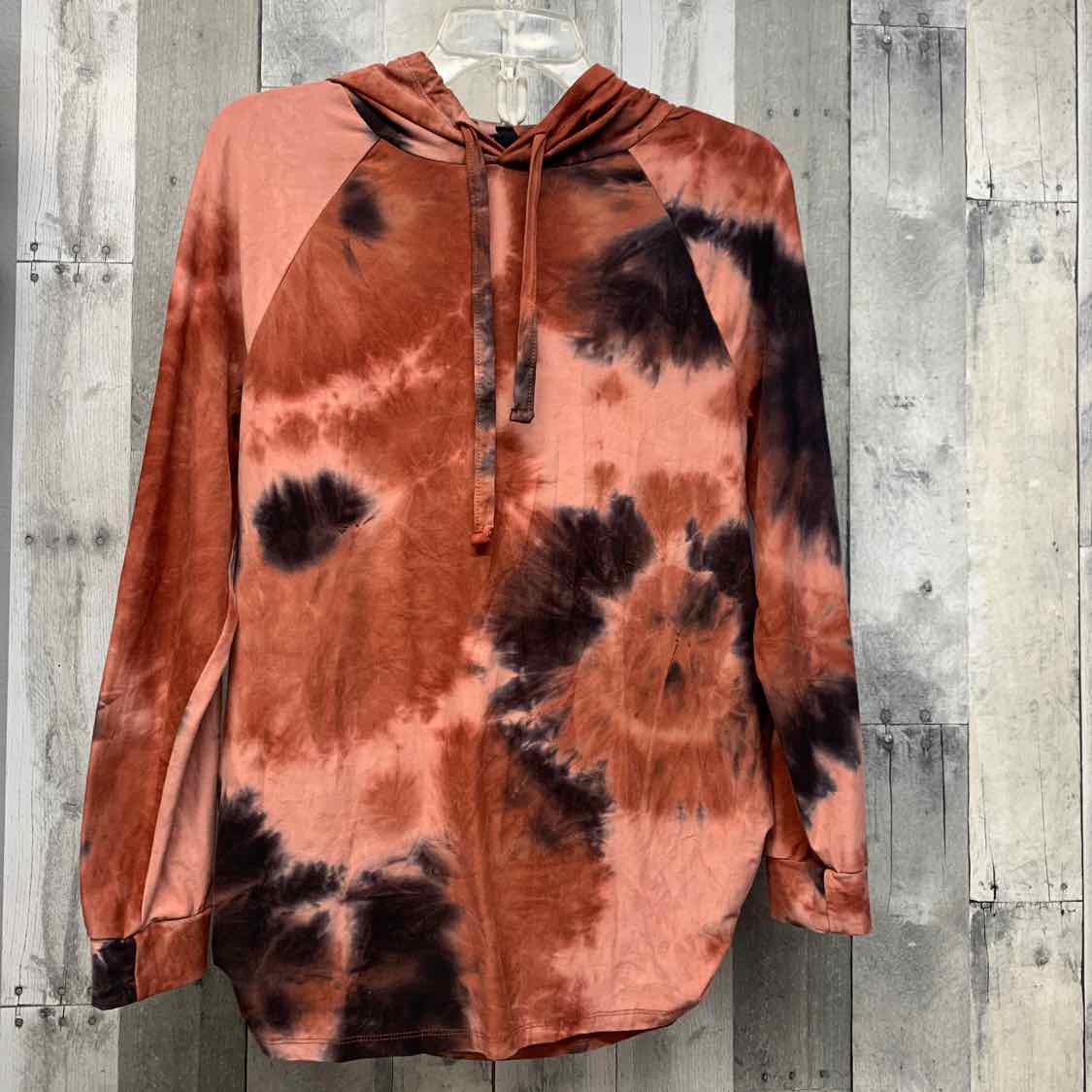 Size M Pink/Black Derek Heart Long Sleeve Top