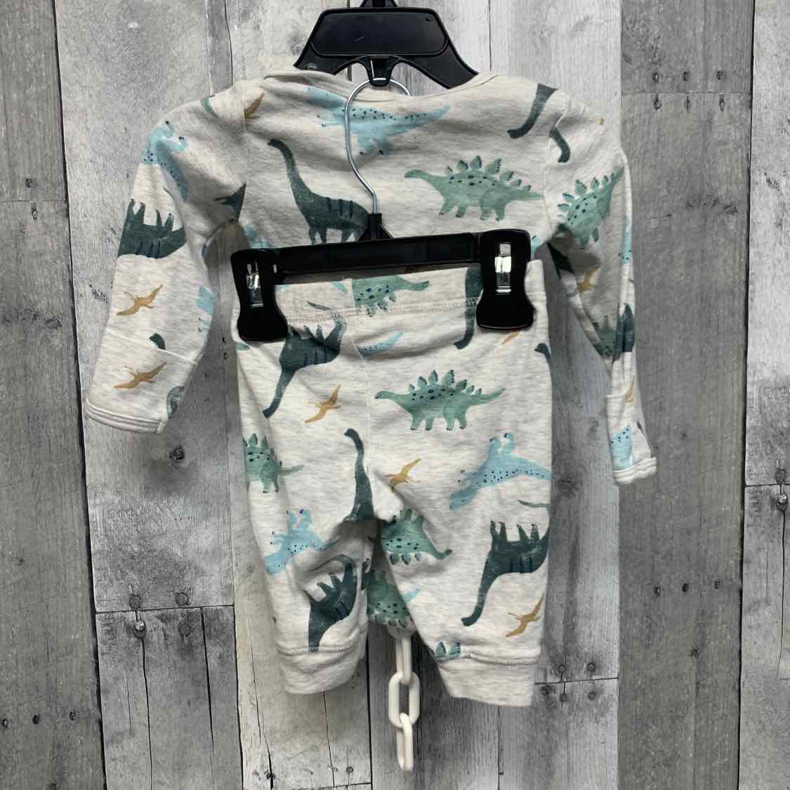 Size 3 Months Gray Print Just One You Shirt/Pants
