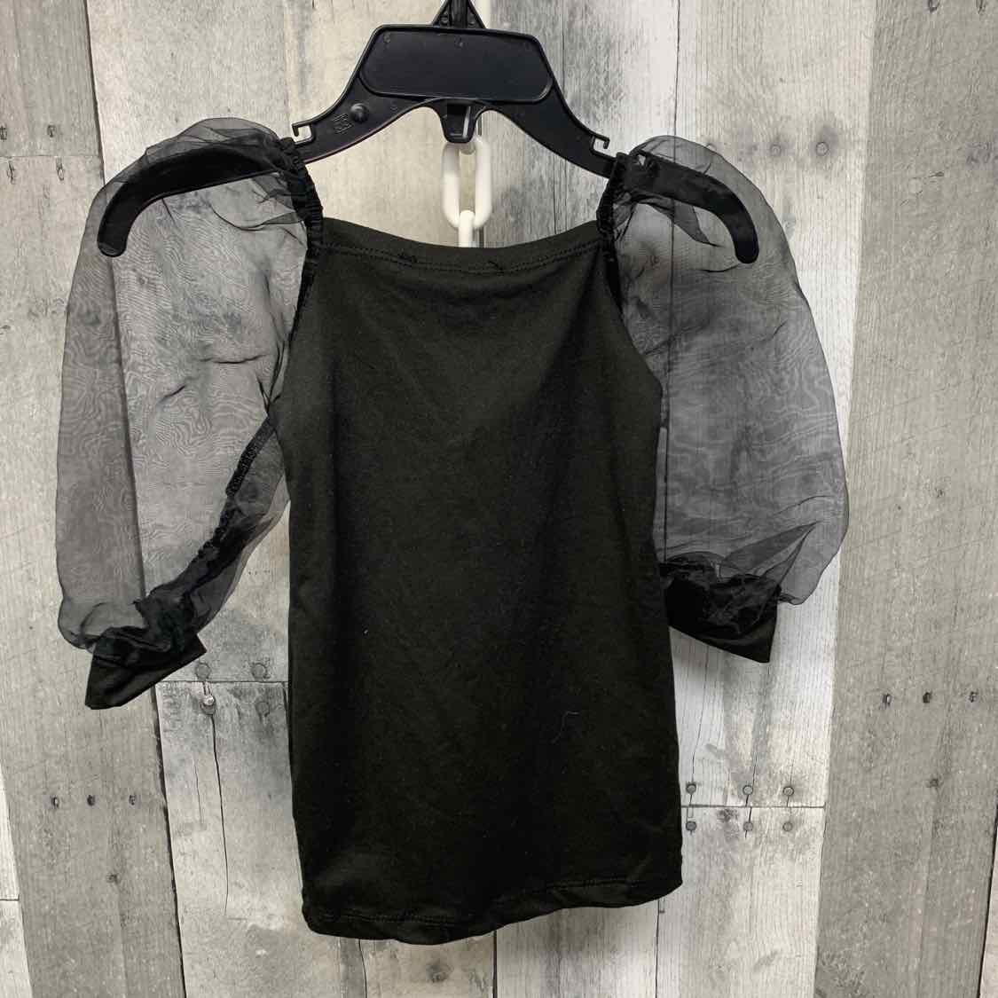 Size 9-12 Months Black Bailey's Blossoms LS Dress