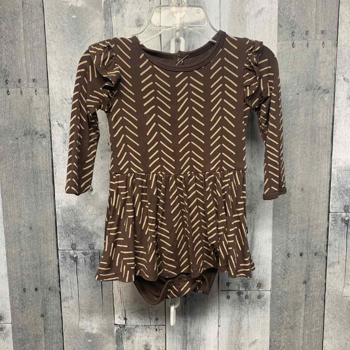 Size 18-24 Months Brown Print Kyte Romper
