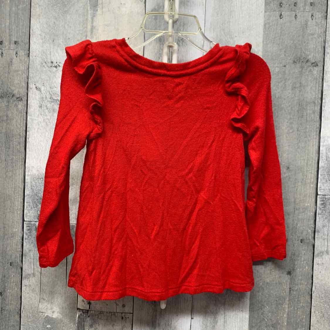 Size 2T Red Cat & Jack Long Sleeve Shirt
