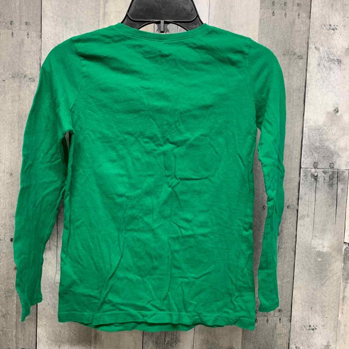 Size 7/8 Green Children's Place Long Sleeve Shirt
