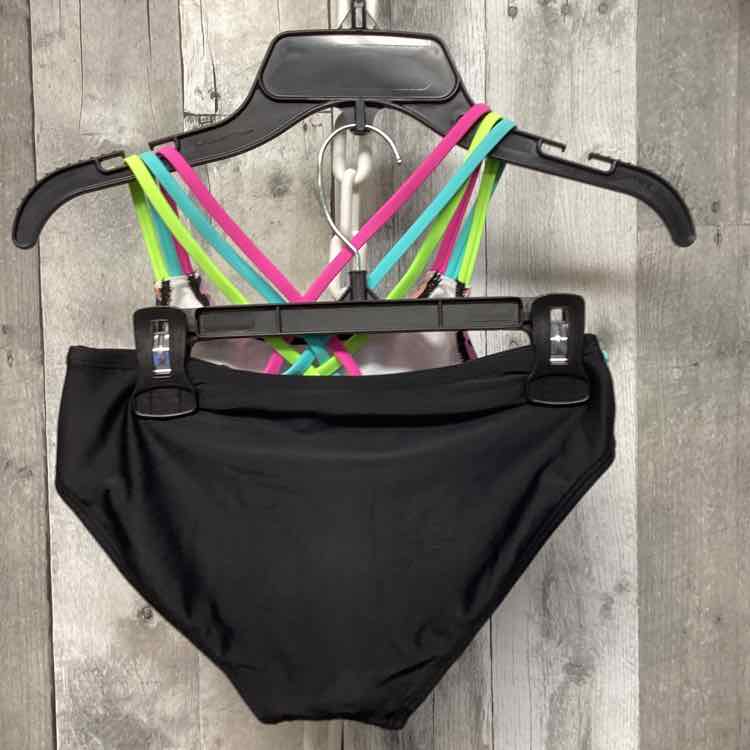 Size 12 Pink Animal Print B Brand Swim Suit - 2pc+ - OodlesCB