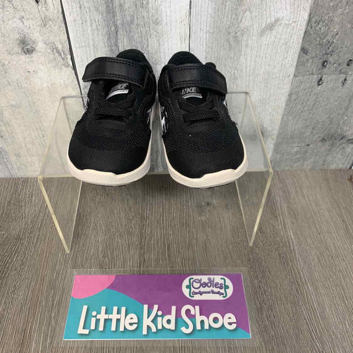 Size 3 Black/White Sport Brand Sneakers