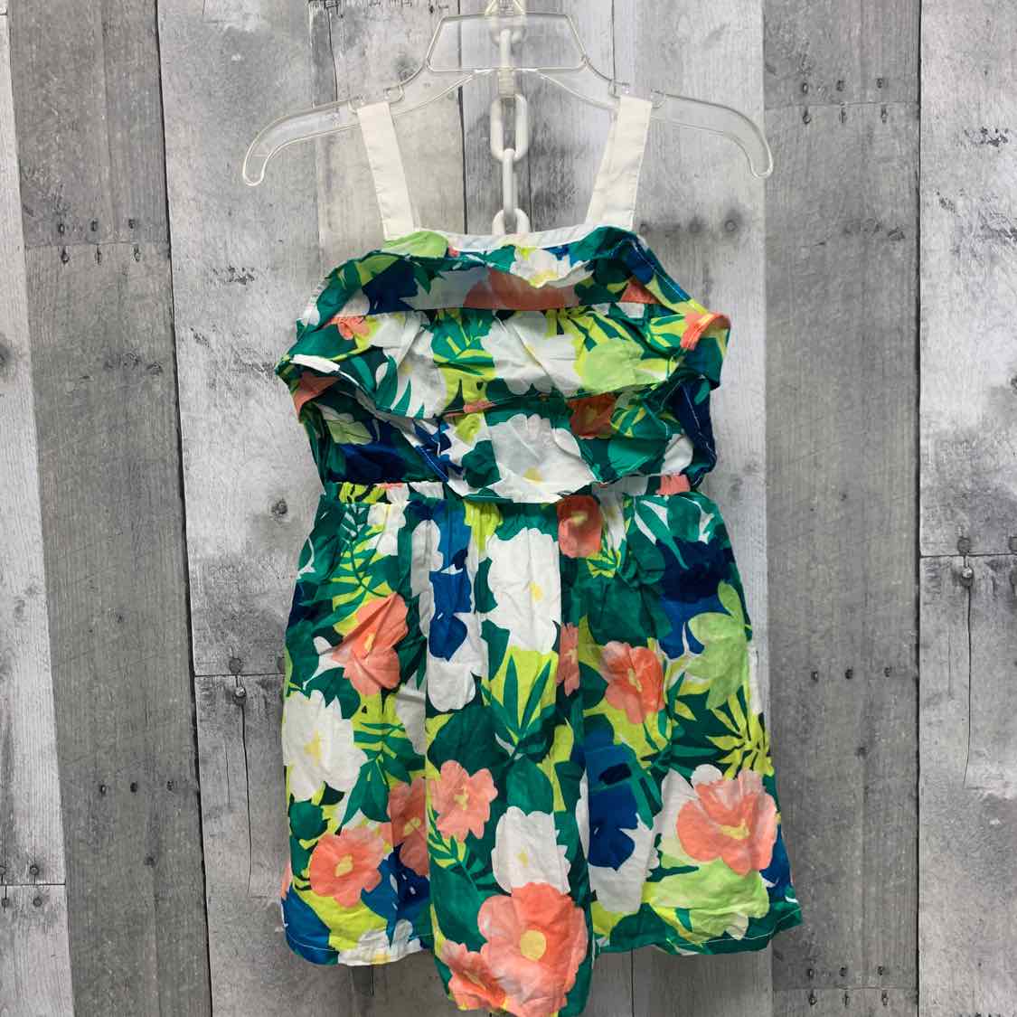Size 3T Green Print Gymboree Dress