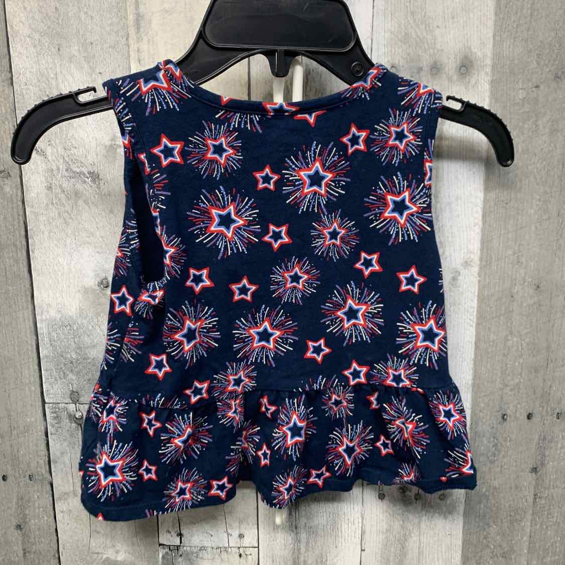 Size 4T Red/White/Blue Holiday Brands Tank Top