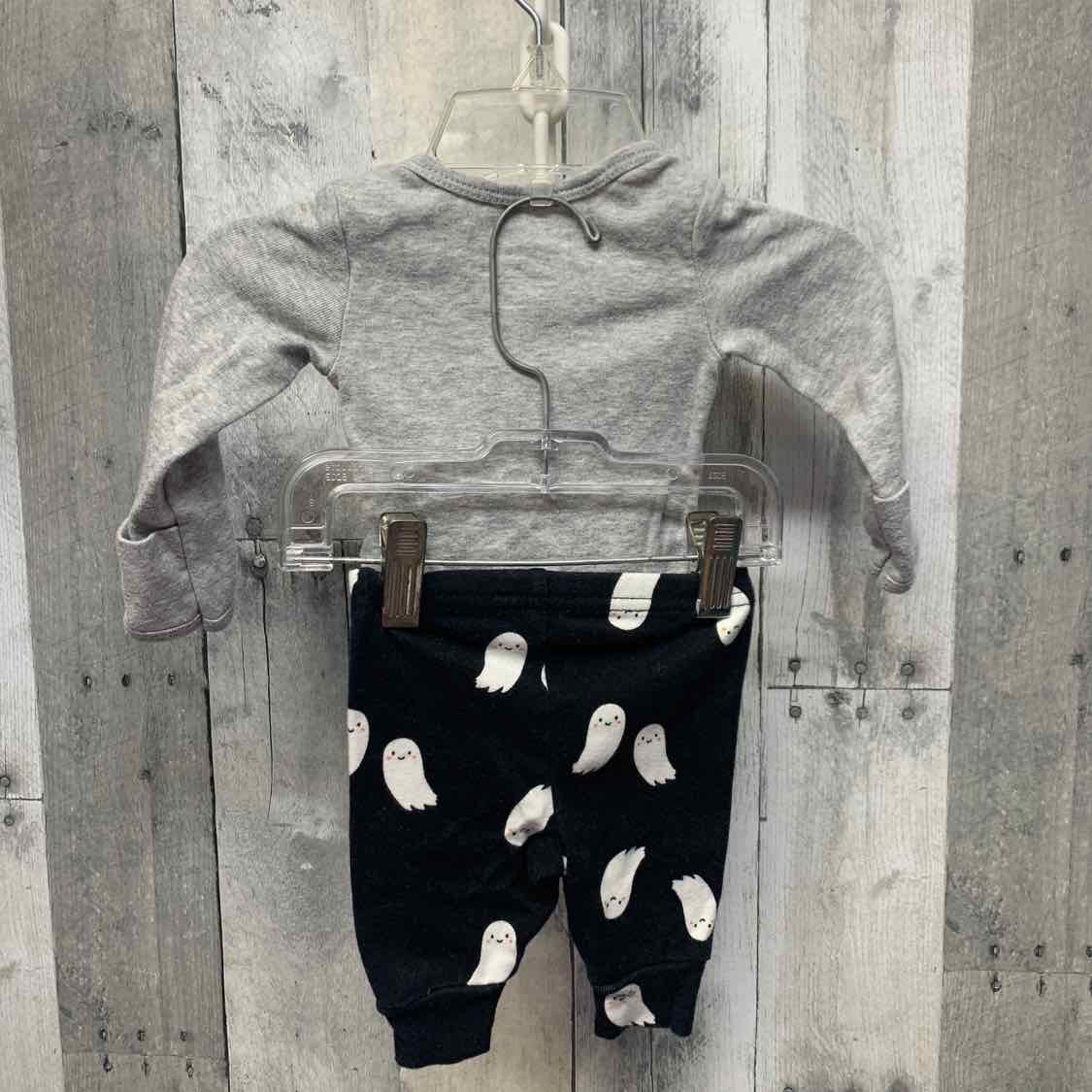 Size Newborn Gray/Black Just One You Shirt/Pants