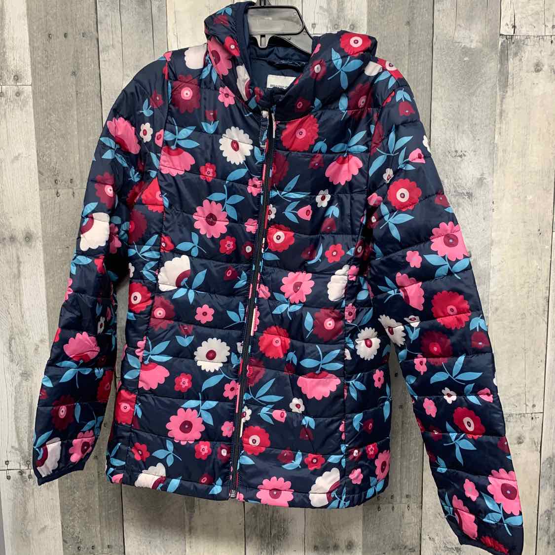 Size XXLarge Navy Floral Amazon Basics Heavy Jacket
