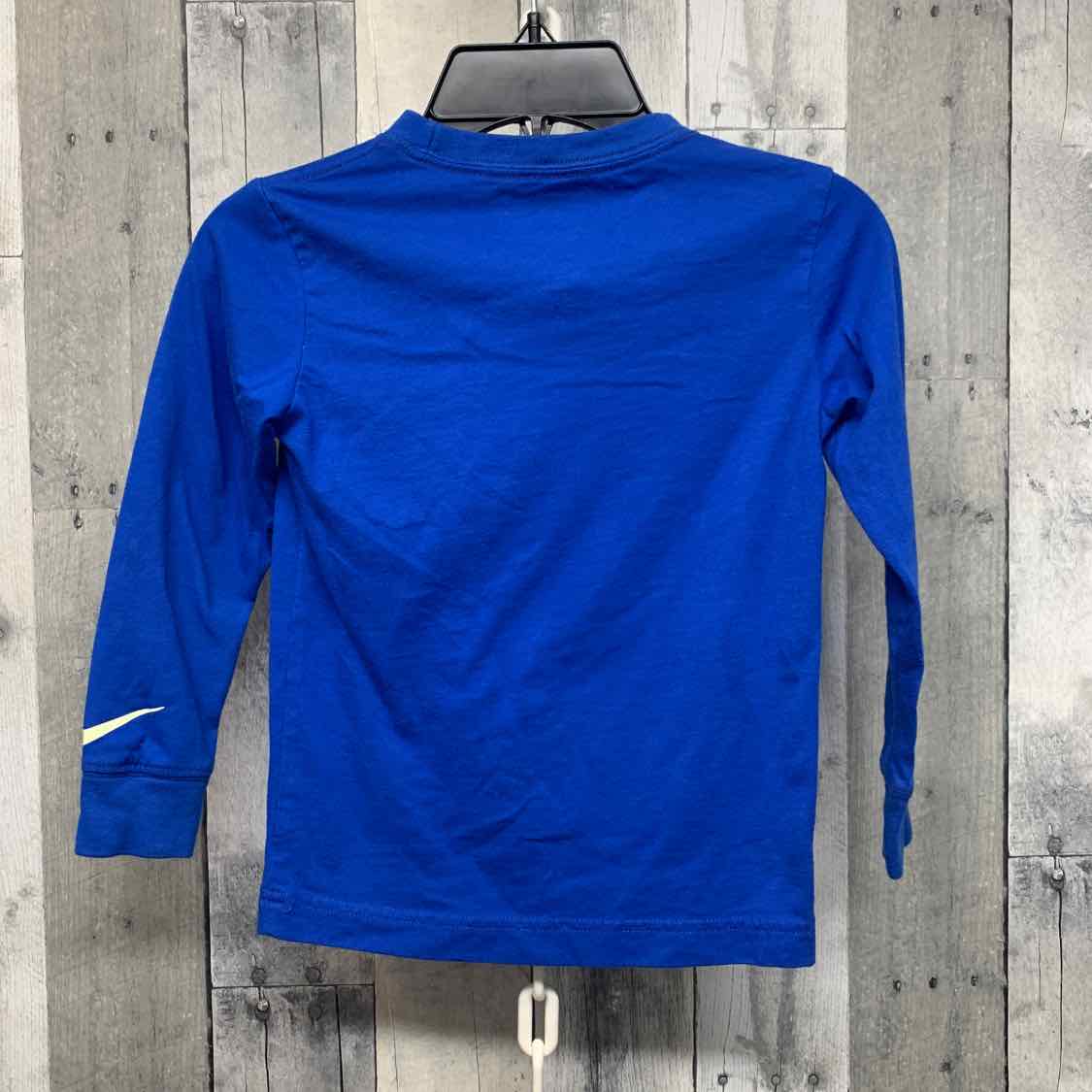 Size 5 Blue Graphic Sport Brand Long Sleeve Shirt