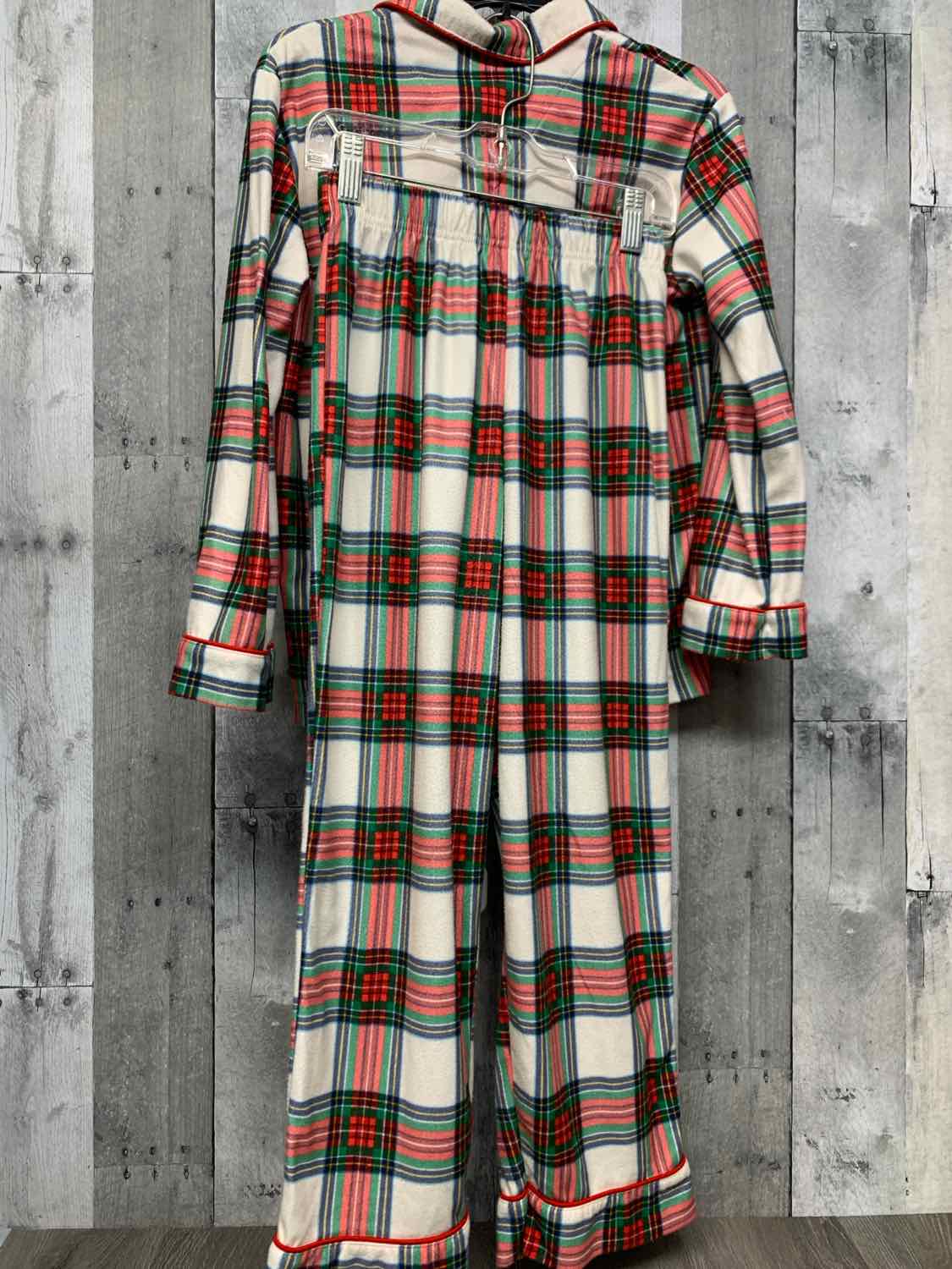 Size 8 White/Red Holiday Brands 2pc PJs