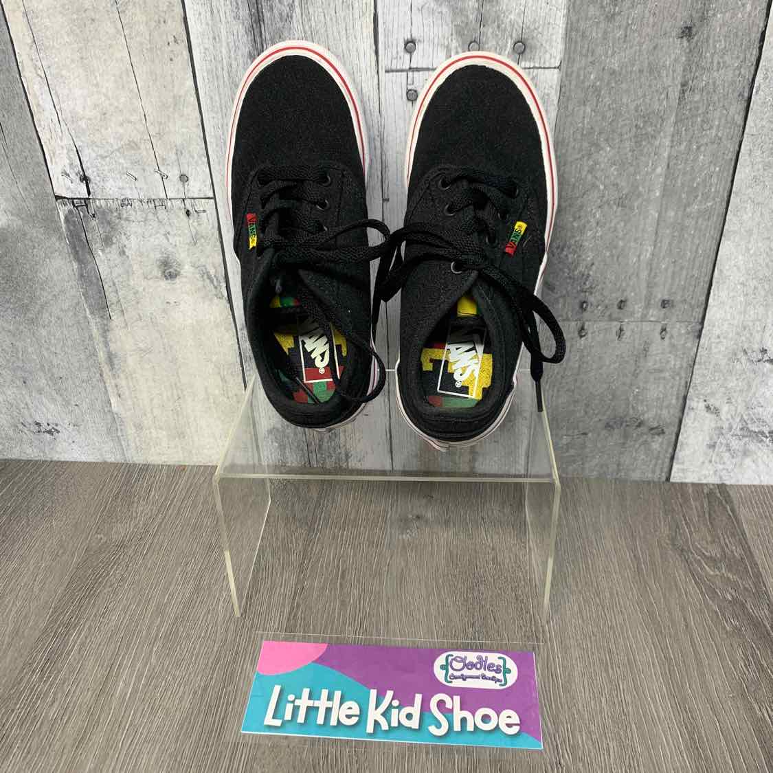 Size 13 Black/Red Vans Sneakers