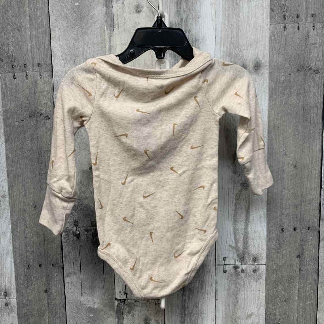 Size 12 Months Tan Print Sport Brand Bodysuit