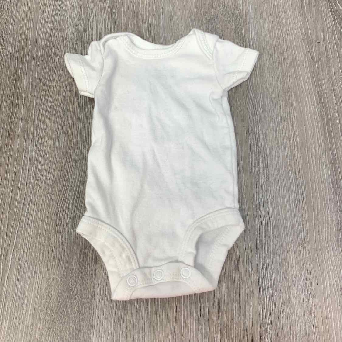 Size Preemie White Carter's Bodysuit - OodlesCB