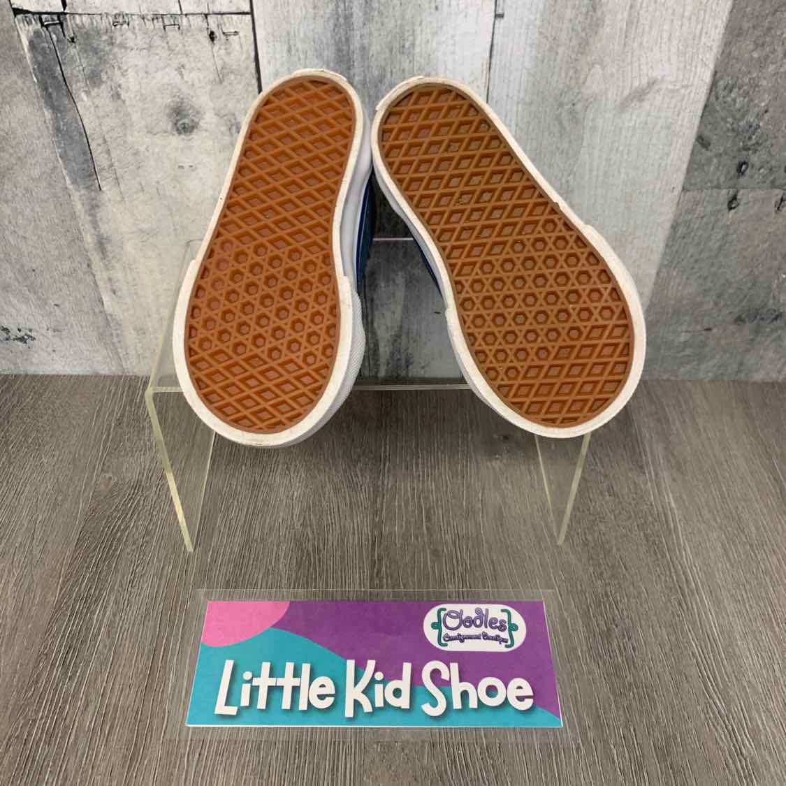 Size 5 Blue/White Vans Sneakers - OodlesCB
