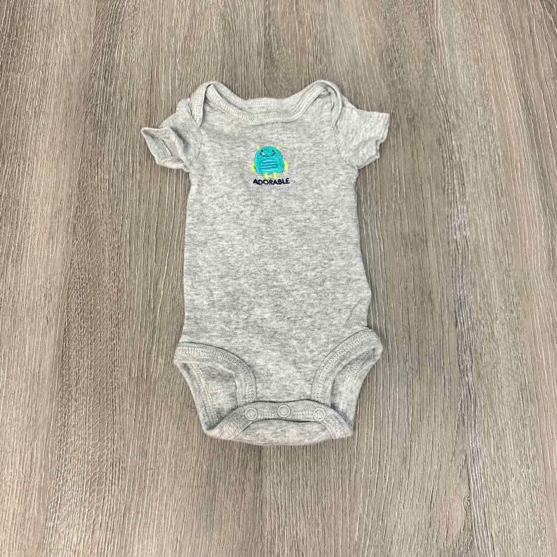 Size Preemie Gray Simple Joys Bodysuit - OodlesCB