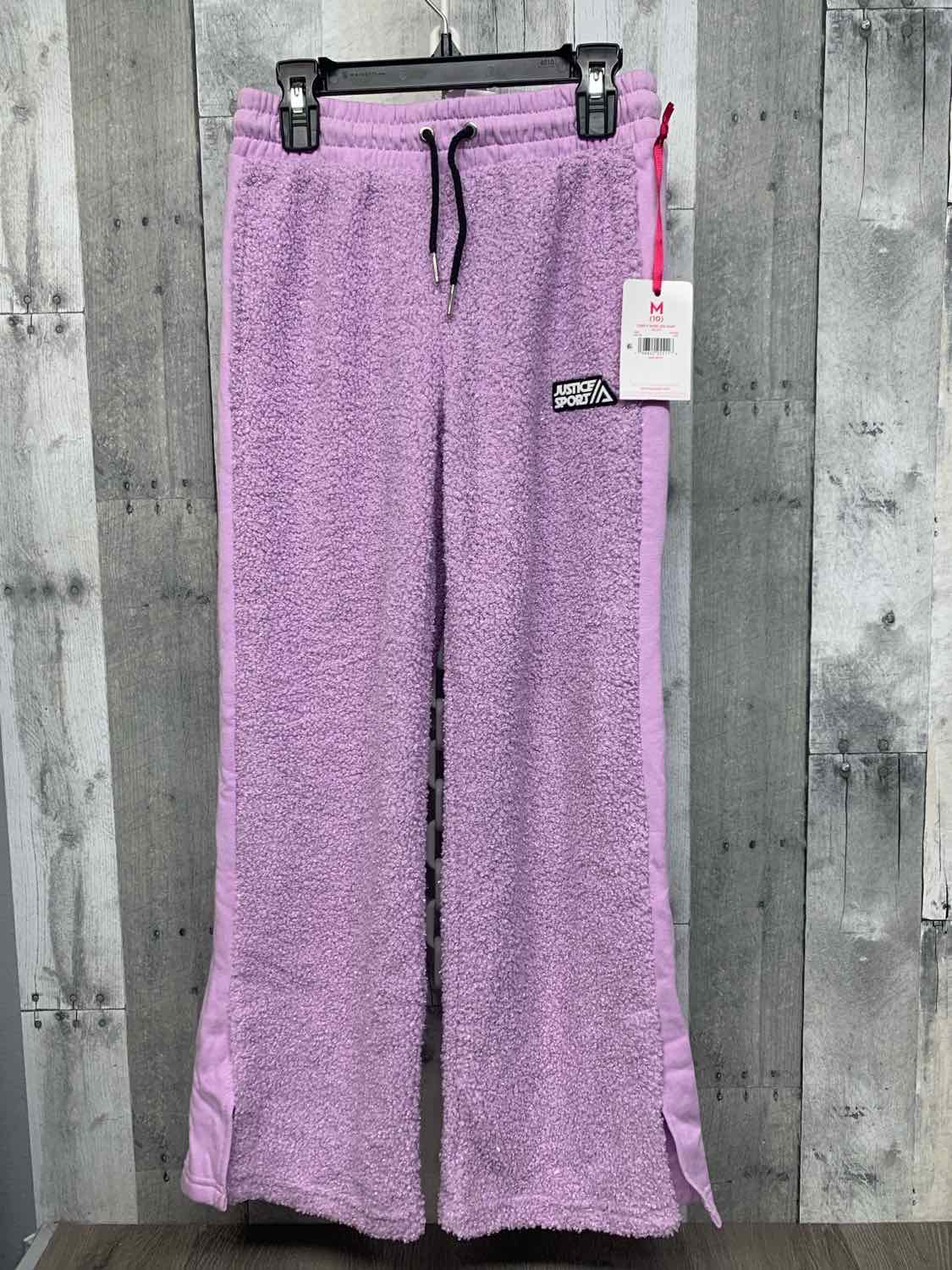 Size 10 Purple/Silver Justice Athletic Pants