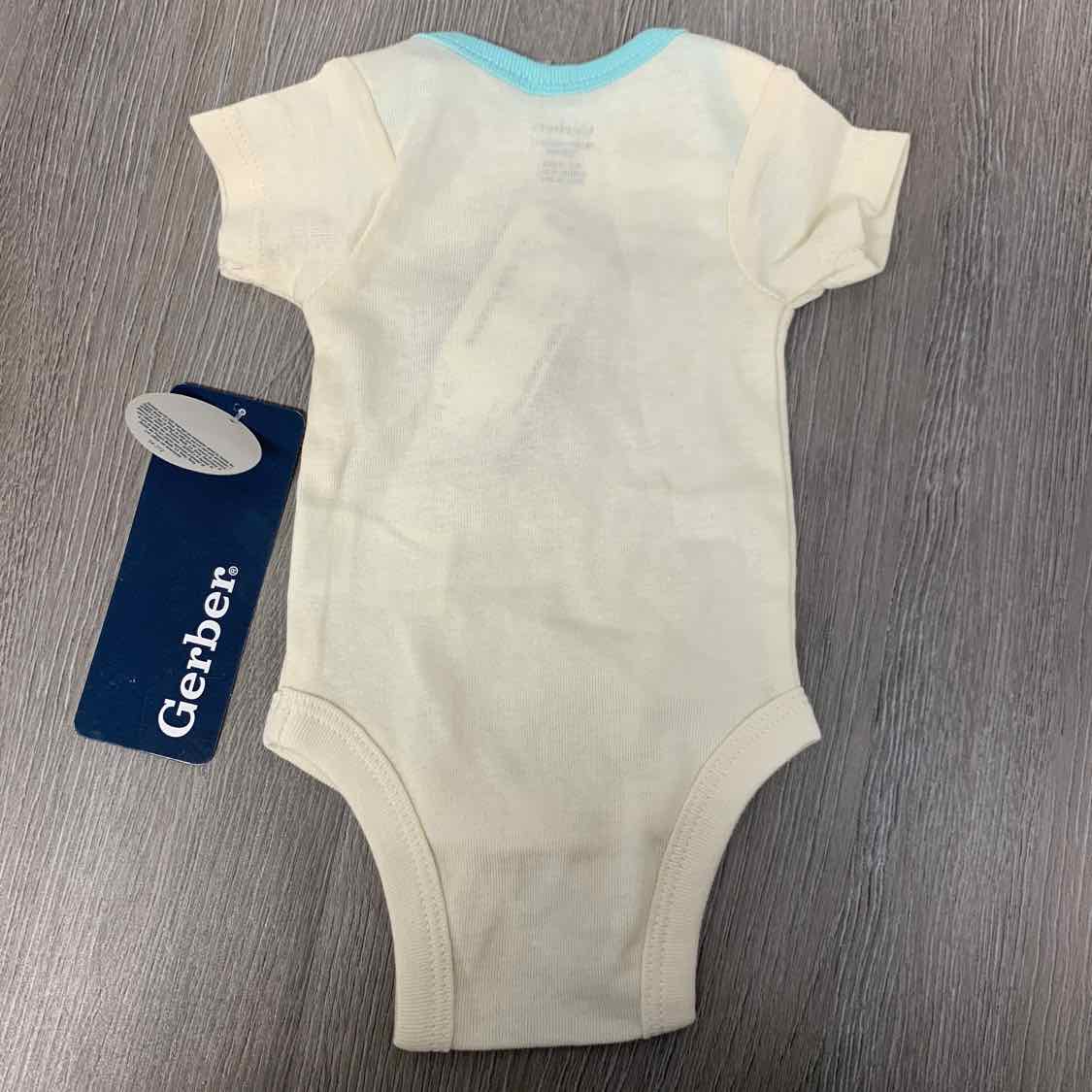 Size Preemie Tan Gerber Bodysuit
