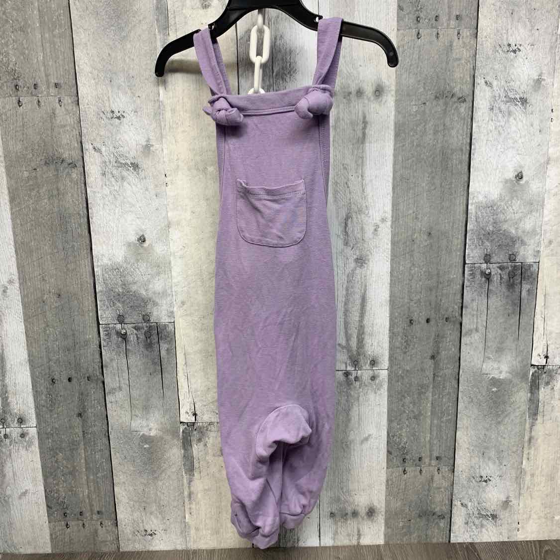 Size 3T Purple Kyte Overalls