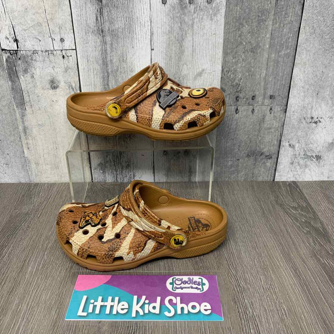 Size 13 Tan/Brown Crocs Water Shoes