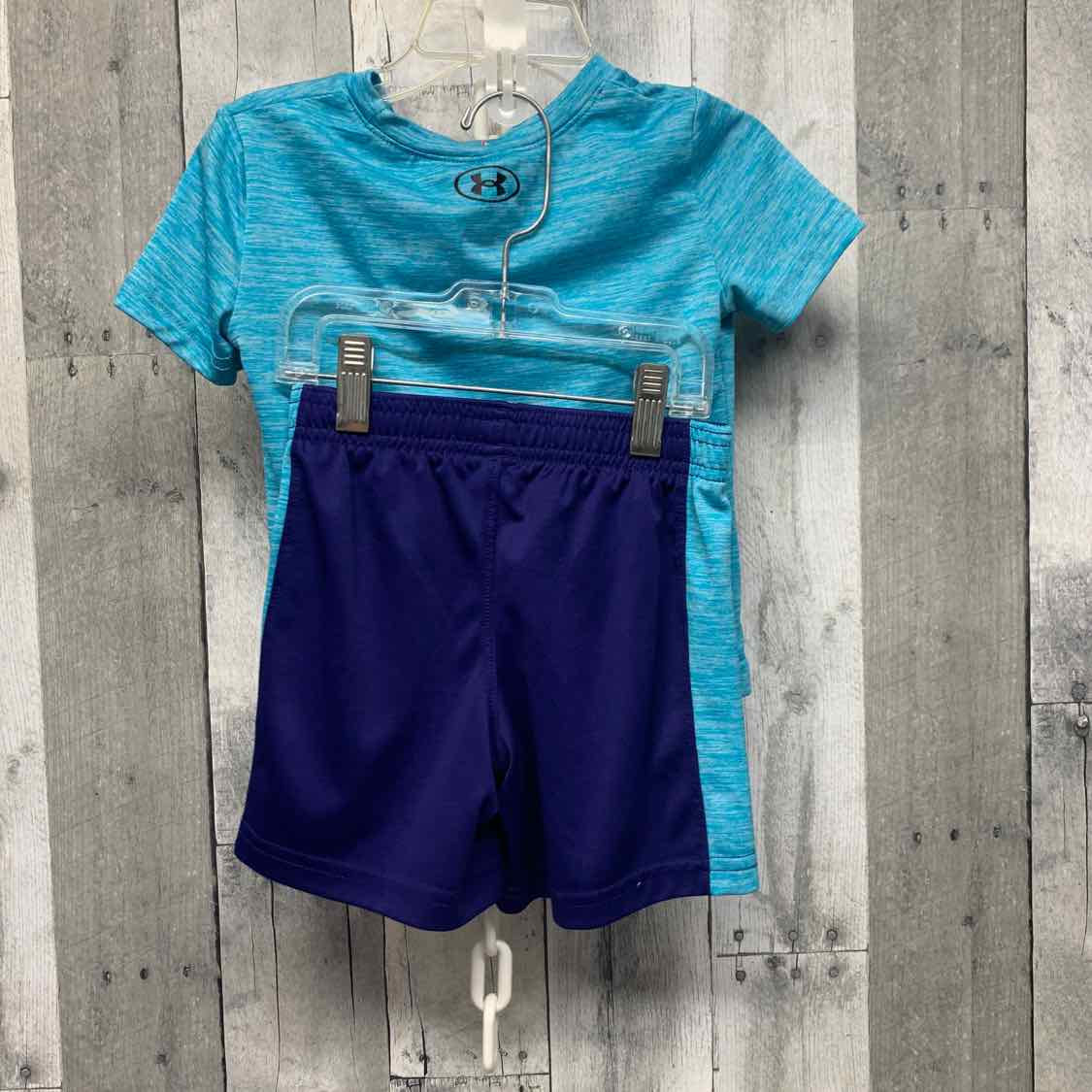 Size 2T Blue Sport Brand Shirt/Shorts