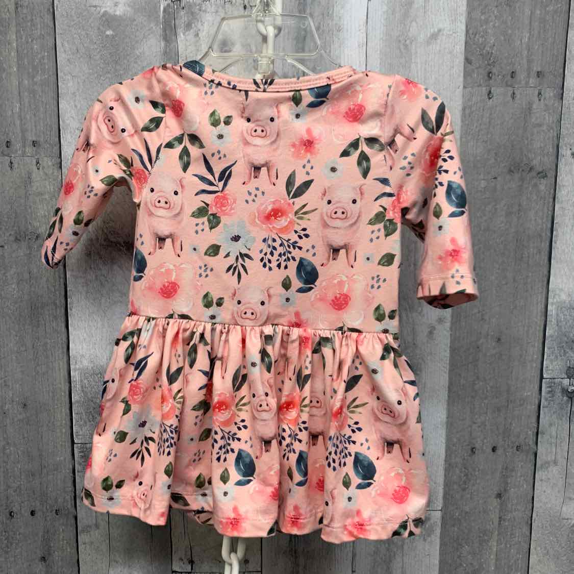 Size 12-18 Months Pink Print B Brand Romper