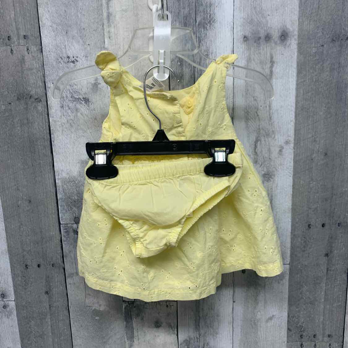 Size 3 Months Yellow Osh Kosh 2pc Dress