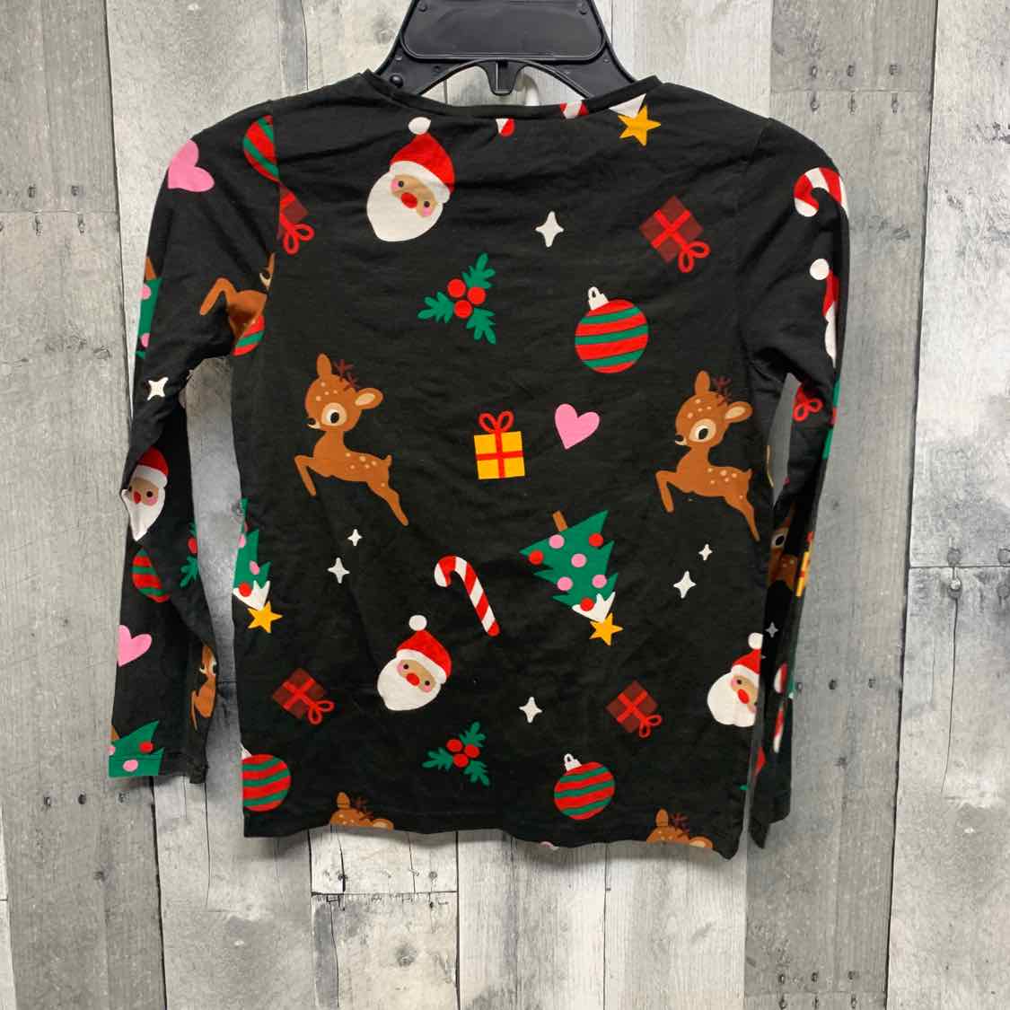 Size 6X/7 Black Print H&M Long Sleeve Shirt