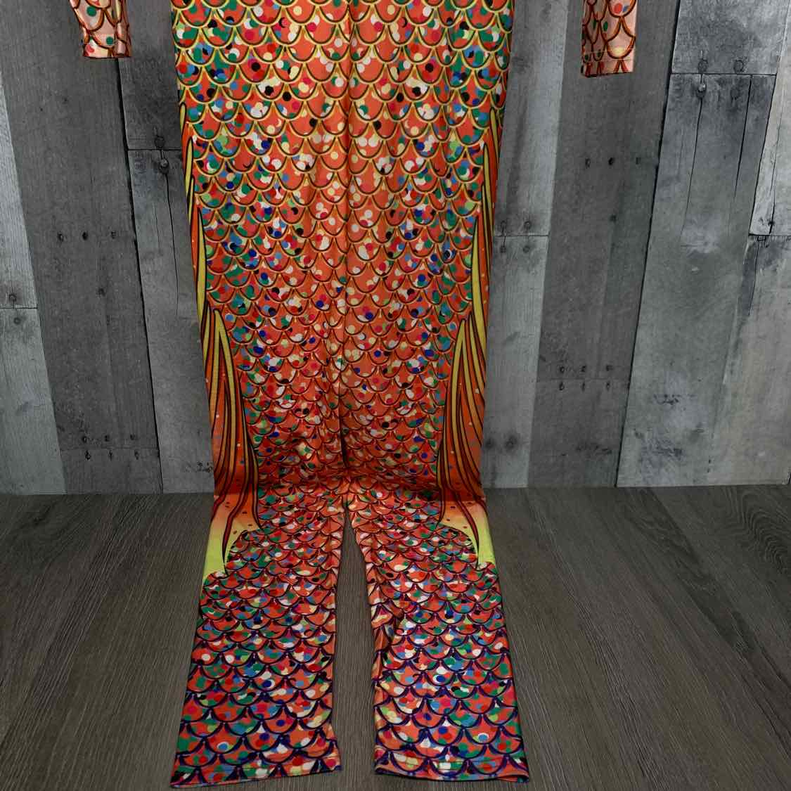 Generic Orange Print Size One Size Halloween Costume - Big Kid