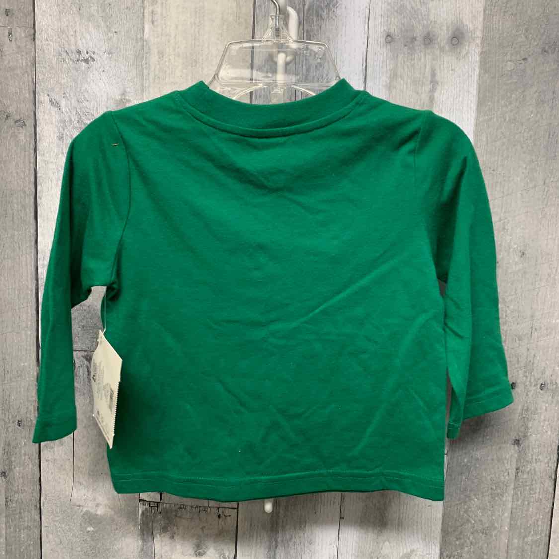 Size 12 Months Green Graphic Holiday Brands Long Sleeve Shirt