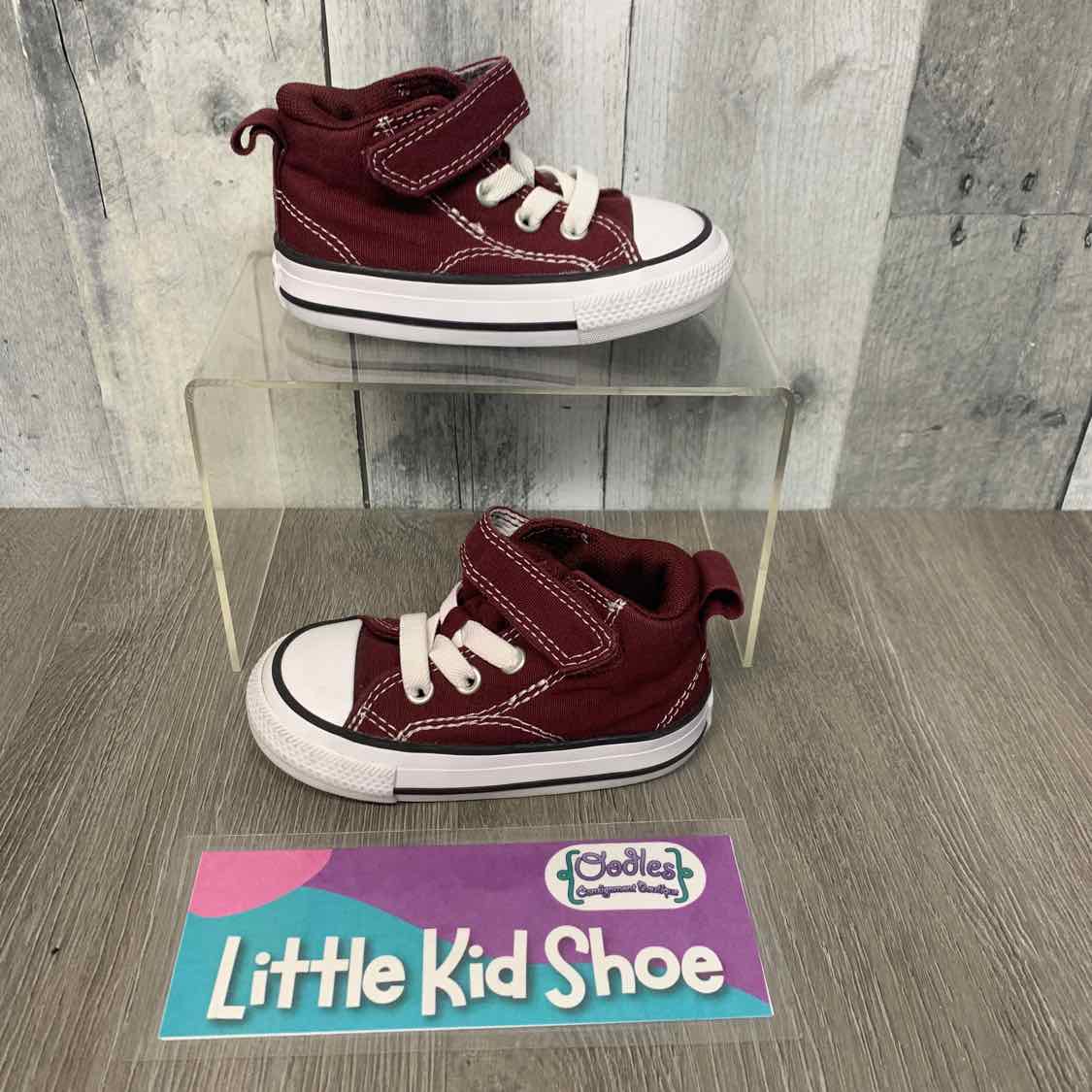 Size 5 Burgundy Converse Sneakers