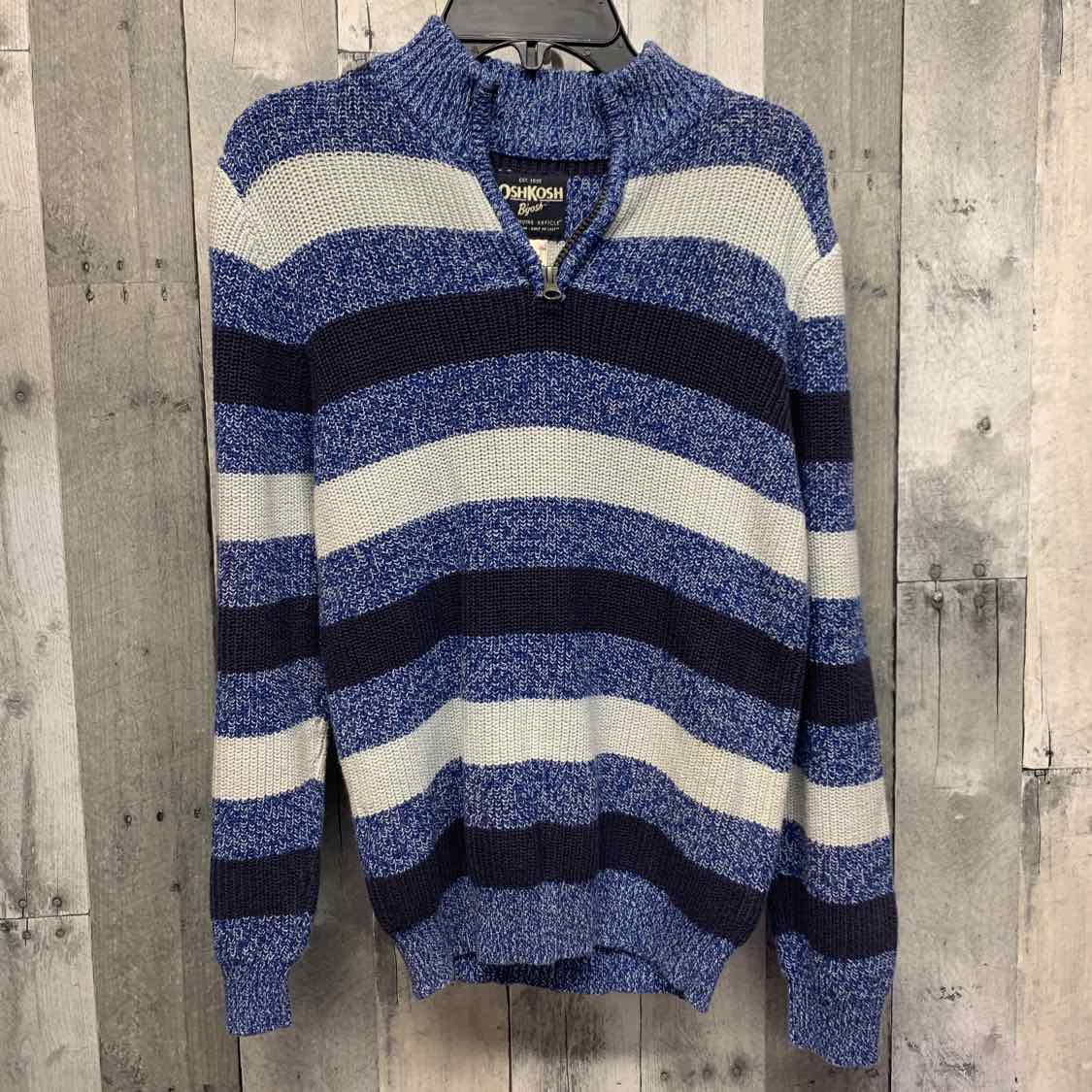 Size 12 Blue Striped Osh Kosh Sweater