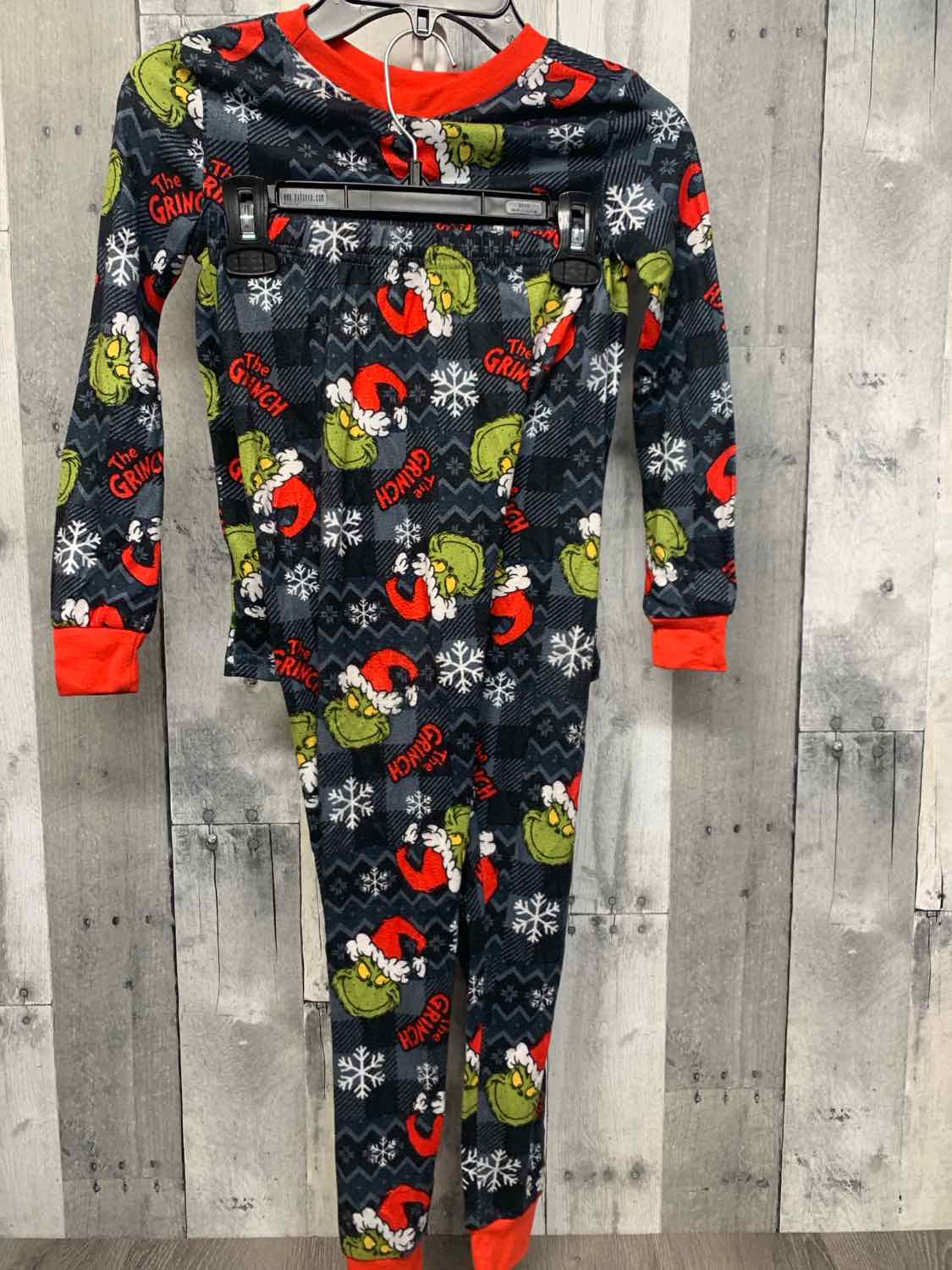 Size 8 Black/Red Holiday Brands 2pc PJs