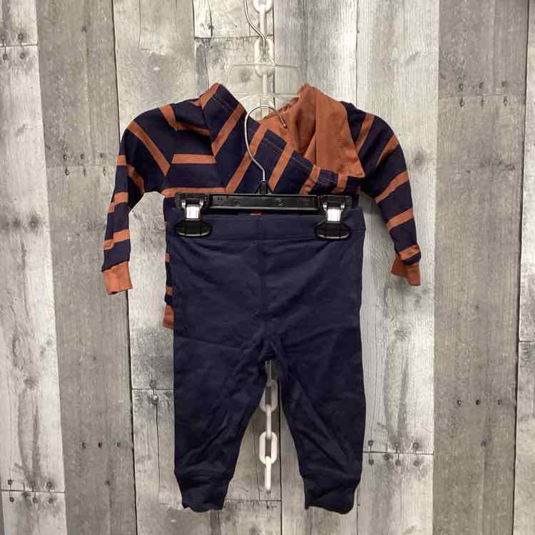 Size 3-6 Months Brown/Navy Gerber Jacket/Pants