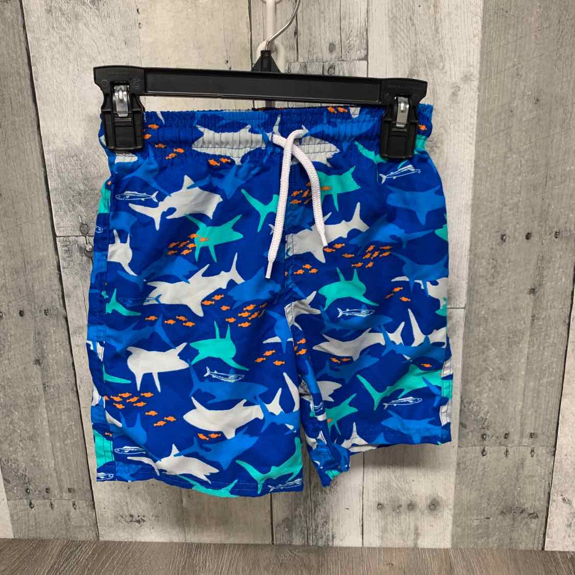 Size 4 Blue Print B Brand Swim Trunks