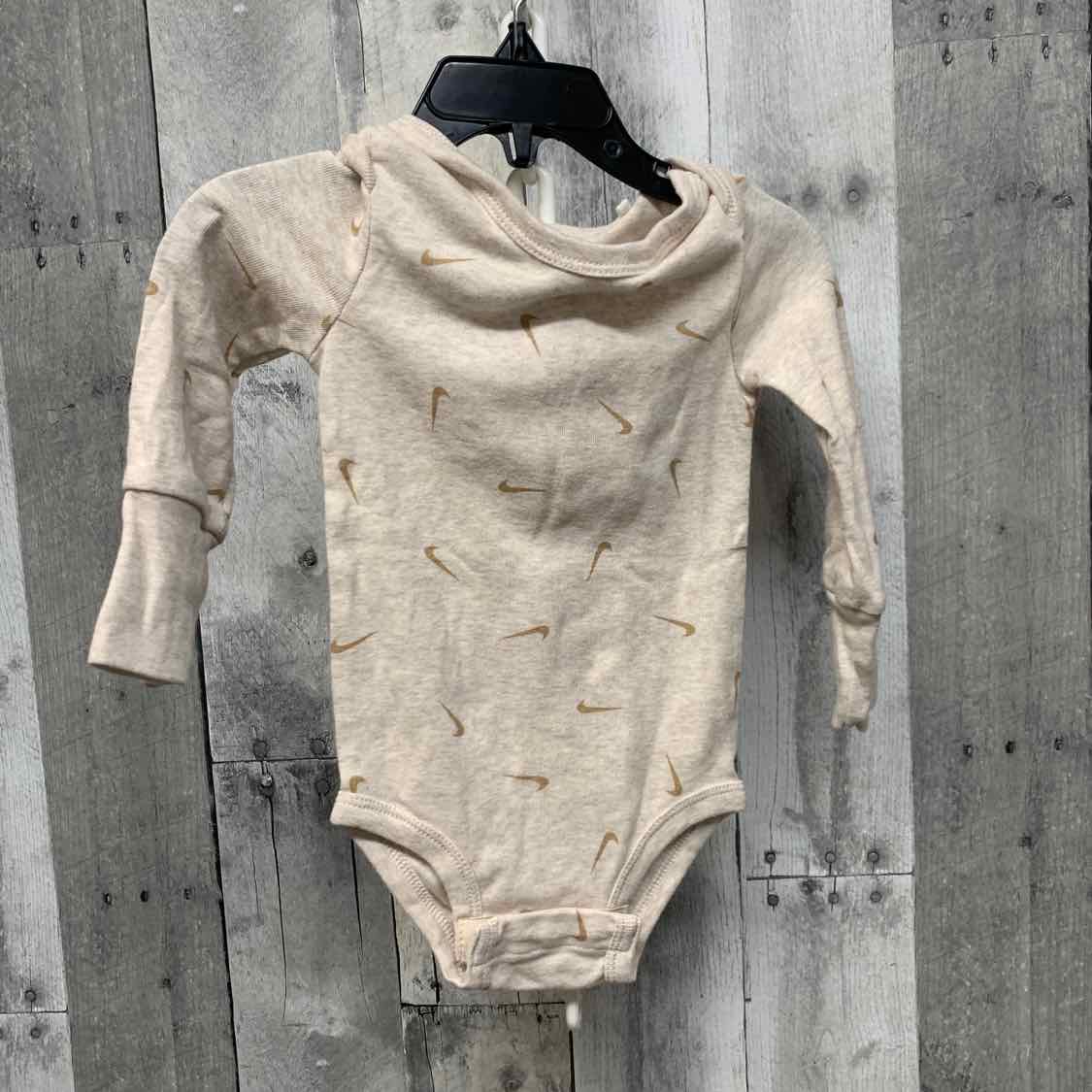 Size 12 Months Tan Print Sport Brand Bodysuit