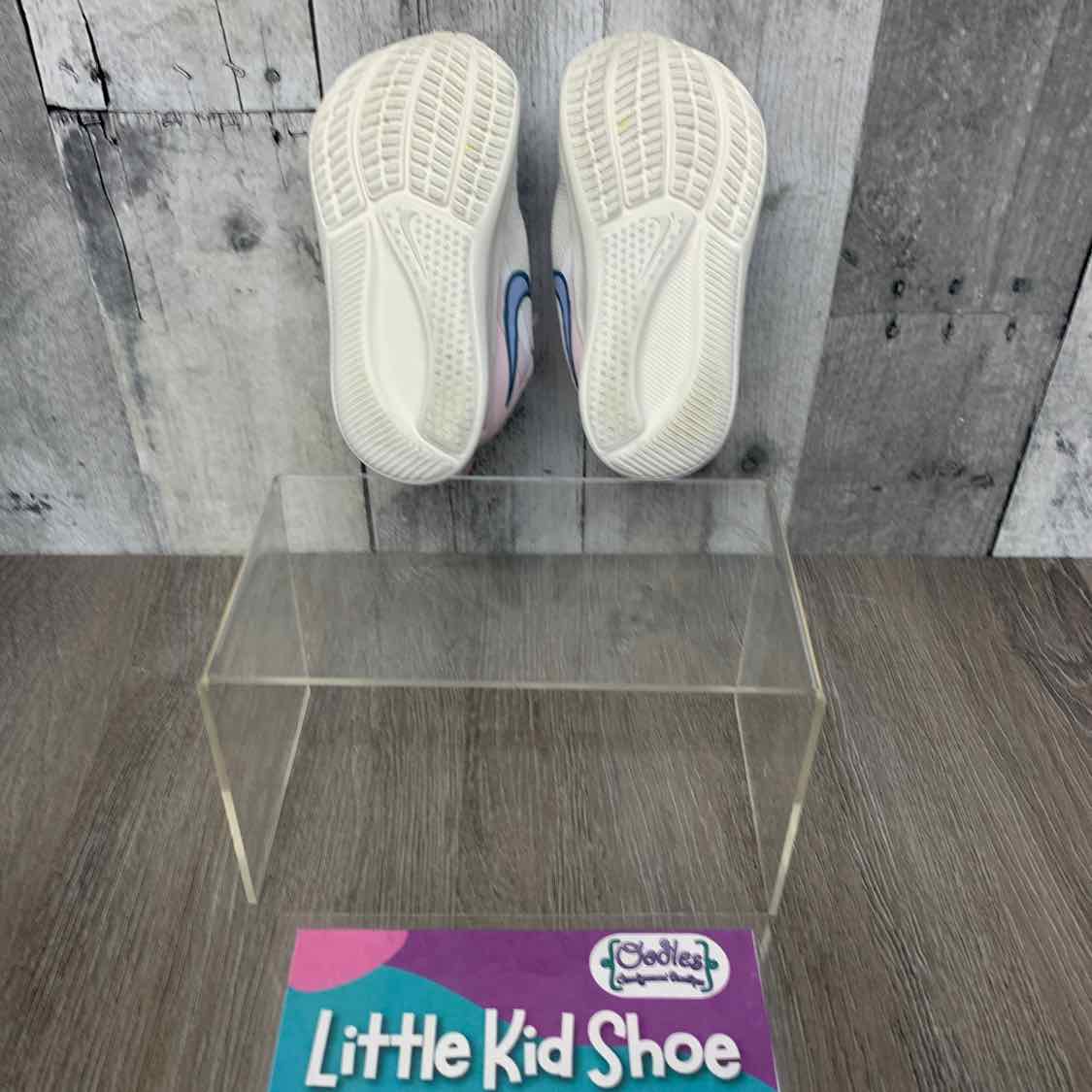 Size 5 White/Pink Sport Brand Sneakers
