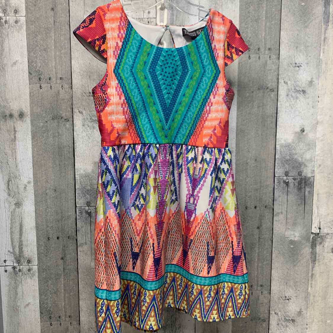 Size 7 Blue/Pink B Brand Dress