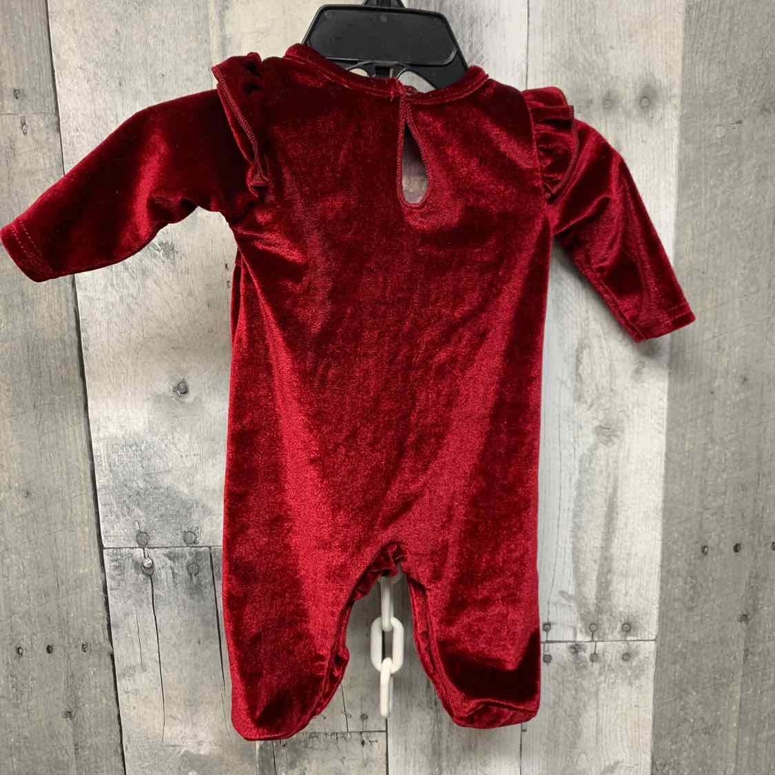 Size Newborn Red Baby Starters Romper